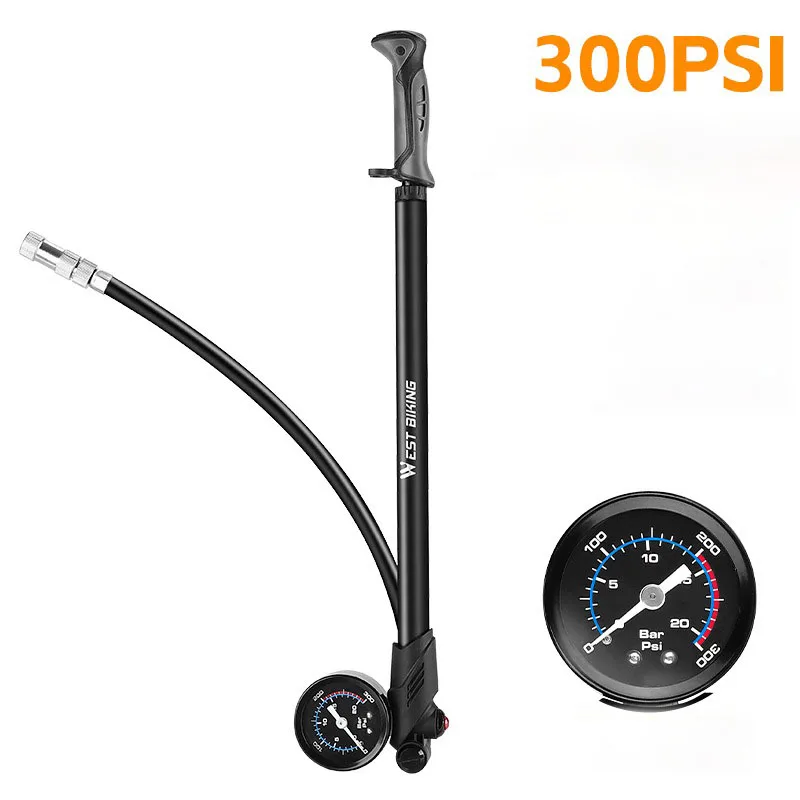 High-pressure 300psi Bike Air Pump