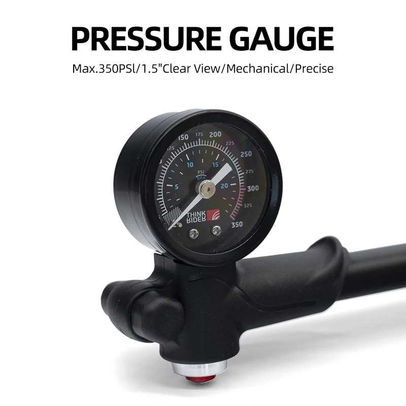 High-pressure 350psi Bike Air Pump